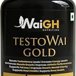 WaiGH Nutrition Testa Booster Ayurvedic Herbs for Daily Strength | Shilajit, Safed Musli For Energy Stamina & Muscle Strength Ashwaganda 60 Capsule-image-71