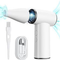 High Performance Cordless Air Dust Remover, 120000 RPM with Long Lasting 4000mAh Battery for Keyboards, Electronics, Car and Furniture-image-32