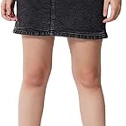 Cotton Blend A-Line Skirt-image-47