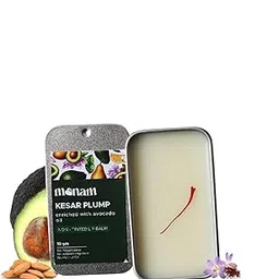 Manam Kesar plump | Non-Tinted lip balm for man and womens | Lip Pigmentation | Dry Lips | Non-Tinted lip balm glass - 10gm-image-41
