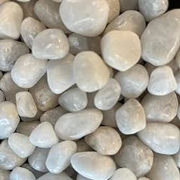 Venus-Online White Colour Small Size Polished Marble Decorative Stones for Vase Fillers, Aquarium, Fish Tank, Garden, Lawn, Multi-Purpose (950 Grams/Pack)-image-16