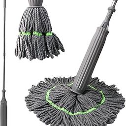 SUPERSTUD Moppers for Cleaning Floor 2 in 1 Dehydrated Floor Cleaning Mop Stick || Self-Wringing || Mopping Stick Microfiber Wet and Dry Mops for Home/Bathroom/Offfice/Kitchen - Grey Color-image-10