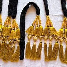 Patiala Shahi Punjabi Paranda Hair Accessory Braid Tassles Hair extension1 item-image-74