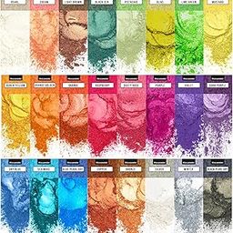 Soap Shop Mica Powder Soap Making Kit Makeup Dye, 24 Colors-21