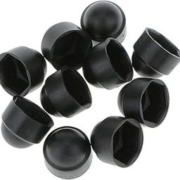SAZ DEKOR 10pcs M8 14 * 15 Black Dome Bolt Nut Protection Caps Cover Hexagon Screws-6