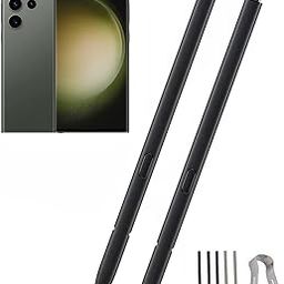 Befzygwk 2 Pcs Galaxy S23 Ultra S Pen Replacement For Samsung Galaxy S23 Ultra 5G Touch Stylus Pen, S23 S Pen Without Bluetooth Replacement Tips/Nibs (S23 Green)-2