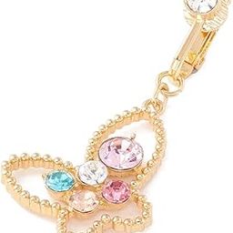 Clip-On Style Butterfly Crystal Belly Button Navel Ring For Women And Girls (BB0101) 1 Pc-image-12