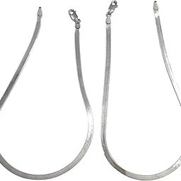 Pure Silver 925 Silver snake Anklet/Payal For Women Girls with original Certified Set Of 2 26 cm (10 gm)-4