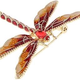 LICHTS®Dragonfly Animal Alloy Pin Brooches Women Wedding Party Jewelry Gifts Red|Jewelry & Watches | Fashion Jewelry | Pins & Brooches-image-16