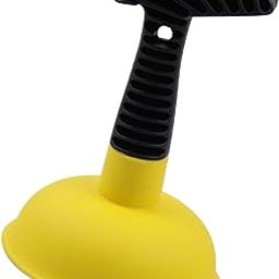 MYADDICTION Sink Drain Plunger Powerful Kitchen Drain Plunger for Shower Kitchen Sink RV Yellow-image-27
