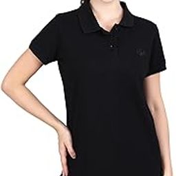 Women's Cotton Polo T-Shirt – Casual & Stylish Short Sleeve Tee for Everyday Wear-image-5