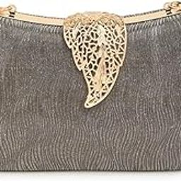 Designer Evening Clutch For Women with Metal Shoulder Chain Perfect For Party Handbag-image-66