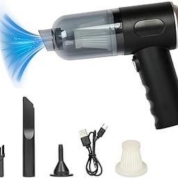 SVK DREAM 3-in-1 Vacuum Cleaner USB Rechargeable Wireless Handheld Mini Car Vaccum-Cleaners for Travelling Camping Reusable Portable with Charging Cable & 3 Attachments-10