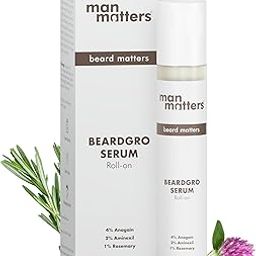 Man Matters BeardGro Serum Roll On 25ml | 4% Anagain, 2% Aminexil & 1% Rosemary | For Stronger, Fuller & Thicker Beard | Solves Uneven & Patchy Beard | Lightweight, Fast Absorption-image-93