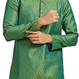 Men's Art Silk Jacquard Weave Kurta (1pc)-image-77