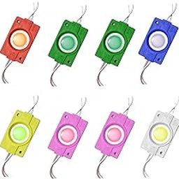 Wizzo (Pack of 12 Pieces 12 Volt 2.4 Watt DC Coin LED Light Lamp Bulb Multipurpose Use For Home, Temple Decoration DIY Projects, Hobby Kit (2 Pcs Each Red Green Blue Yellow White Pink)-picture-10