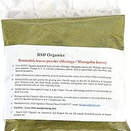 BSD Organics drumstick leaves powder (Moringa/Munagaku leaves) - 50 gms-image-82