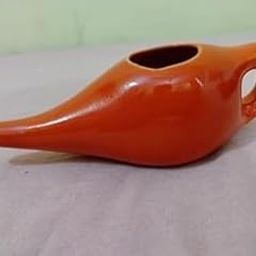AASHTHANA ENTERPRISES Durable Orange Ceramic Jal Neti Pot | Ayurvedic Sinus Relief, Nasal & Congestion Cleansing | Hygienic Neti Pot, Non Reactive | Ancient Ayurvedic Practice (Size 185ml)-picture-28