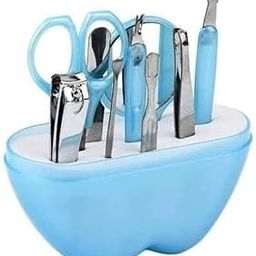 8 in 1 Apple Shape Manicure Set Compact Size Stainless Steel Pedicure Salon Nail Clippers Cleaner Care Tool Sets With Carry Case Pedicure Manicure Set-image-32