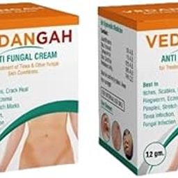 VEDANGAH Anti Fungal Cream | Anti-Itching Skin Cream | Eczema | Psoriasis | Ringworm Cream 12Gm Pack Of 2-image-137