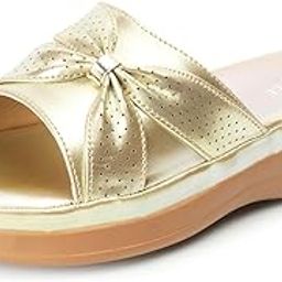 Women Pu Sole Wedge Heel Fashion Flats-image-7