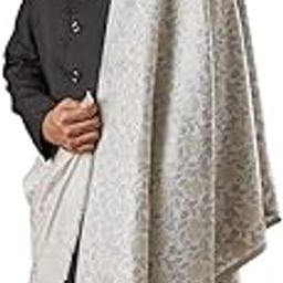 Men Gulnari Kaani Stole, Authentic Kashmiri Luxury Pashmina Style Shawl, Stole, Small Size Gents Lohi, Size 28x80 Inches.-image-69