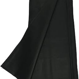 BKRKJ Women's Cotton Silk Unstitched Fabric by Meter for Sewing Suit Salwar Chudidar Patiyala Shirt Kameez Blouse Kurta Pyjama Pathani jam Glace (3 Meter, Black)-image-11