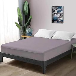 The Sleep Protectors Waterproof Premium Cotton Mattress Protector for Bed | Fitted Double Size Breathable | Bed Protector| Hypoallergenic Mattresses Cover | Ultra Soft, Breathable (Grey, 72x48)-image-16