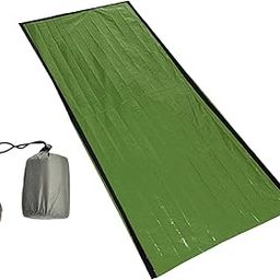 CALANDIS™ Outdoor Thermal Sleeping Bag Emergency Survival Blanket Green + Bag | Sleeping Bags | Outdoor Sleeping Gear | & Hiking-image-32