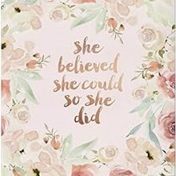 LAURET BLANC Daily Planner Undated, Schedule Your Day, Manage To-Do List, Wellness Tracker, Plan for 80 Days, Paperback. (She Believed She Could So She Did)-image-25