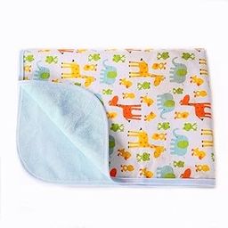Portable Changing Pad Waterproof Diaper Change Mat Large Size Multi-Function [Home & Travel] Mat Any Places Bed Play Stroller Crib Car Mattress Pad Cover (Frog & Giraffe, XL (27.56 x 47.2 Inch)-picture-7