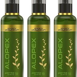 Keya Seth Aromatherapy, Alopex Penta Active 10 Water Based Solution for Enriched with Korean Red Ginseng, Biotin & Vitamin E (Pack of 3)-4
