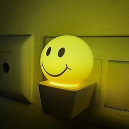 HOARD Plastic 0.5W Led Night Lamp With Smiley Face -Pack Of 1 (Yellow)-image-23