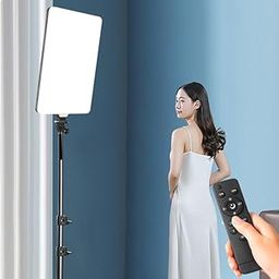 GiftMax® RL-19 19" LED Video Soft Light Panel, 80W for Studio Photography | Video Recording | Conference | YouTube,2700K-7500K CRI95+ | with Remote Control-22