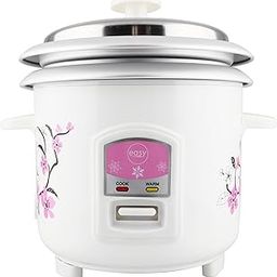 easy Electric Rice Cooker Rc 0.6 Liter With Free Aluminum Additional Bowl And 2 Year Warranty (Ideal For 1 To 2 Person), White-image-17