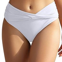 Women's Ruffle Push Up Bikini High Waisted Bottoms Two Piece Swimsuits-image-33