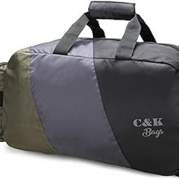 Military Color Outdoor Clothing 50 litres Travel Foldable Spacious Duffle Bag with Wheels Lightweight Trolley with Space Saver Self Storage Luggage Bag for Men and Women 202-image-19