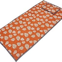 Bio Magnetic Mattress Pad | 3 x 6 Ft | Comes with 1 Pillow | Water Bottle Cover/Bio Magnetic Water Energy Pad | Bio Magnettic Hand Bracelet Combo for Deep Sleep and Pain Relief | Orange-image-89