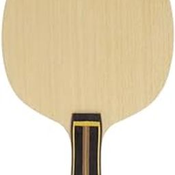 Professional Table Tennis Paddle Blade, 5-Ply Wood, Black and Gold Handle-image-41