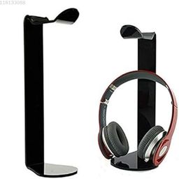 D73C Acrylic Stand Black Headphone Stand Holder Over-Ear On-Ear Headset Rack-picture-19