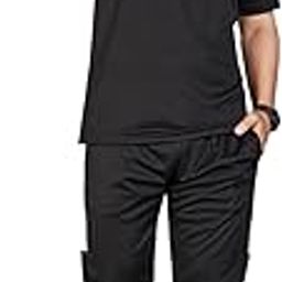 Cotton Blend Night Suit/Summer Suit for Men, Regular Fit Half Sleeves T-Shirt & Lower Set | Cord-Set Track Suit for Boys | Ideal for Casual Outings, Gym, Workout, Sports-39