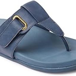 Women's Flats T-Strap Slip-On Sandals-image-1