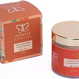 Femease Narangi & Nagarmotha Ubtan | Ayurvedic Facial and Body Scrub | Brightens and Rejuvenates Dull Skin | Gentle Exfoliation for Even-Toned Glow | With Orange Peel & Nagarmotha, 1 Unit-image-66