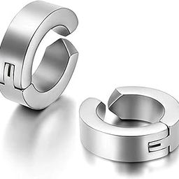 Non-Piercing Silver Earring For Men And Women-16