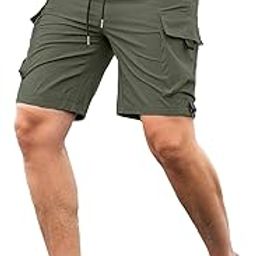 Peppyzone Men's (S to 5XL) Dry Fit Nylon Sports Shorts with Zip Pocket, Athletic Lightweight Activewear Shorts-image-47