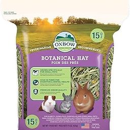 Oxbow Animal Health Botanical Hay For Pets, 15-Ounce,All Life Stages,1 Count-28