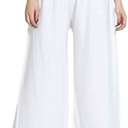 Printed Cotton Regular and Plus 6 Colour Palazzo for Womens and Girls-image-43