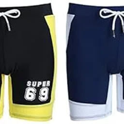 Swimwear Boxer Briefs Sunga Beach Surf Short-Blue-Parent : Medium-image-19
