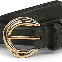 Red Label Men Self Design Leather Belt-picture-9