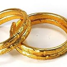 Toe Ring For Women - Daily Use Metal Alloy (Panchaloha) Toe Ring 4Pcs - Round - Random Models-image-23
